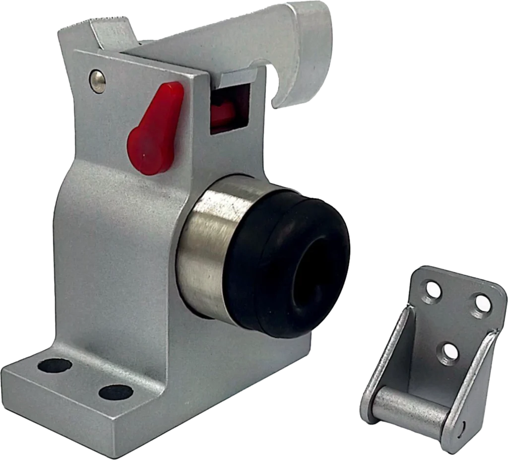 בולם דלתות כבדות עם תפסן